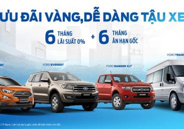 Chương Trình “Ưu Đãi Vàng, Dễ Dàng Tậu Xe” với gói Ưu Đãi Lãi Suất 0% trong 6 tháng đầu tiên
