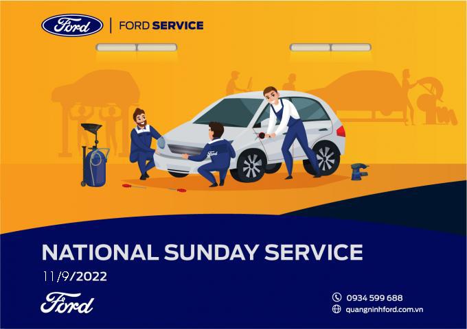 QUẢNG NINH FORD | SUNDAY SERVICE THÁNG 09.2022