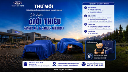 Sự Kiện Lái Thử Và Trải Nghiệm Ford Ranger Thế Hệ Mới Tại Quảng Ninh Ford